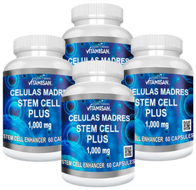 VITAMISAN Cellules Mères 4 bouteilles de 60 gélules de 1000 mg