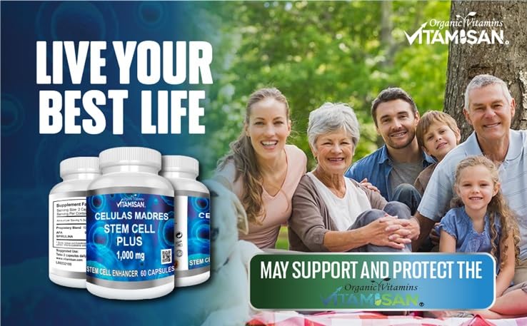 VITAMISAN Cellules Mères 4 bouteilles sur une table
