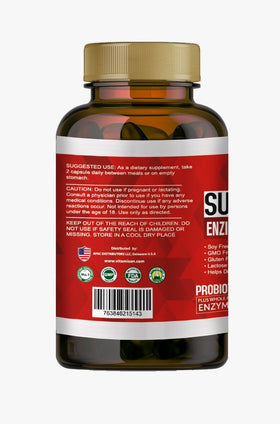 VITAMISAN Complément Alimentaire Multi-Enzymes 100 Caps vue arrière
