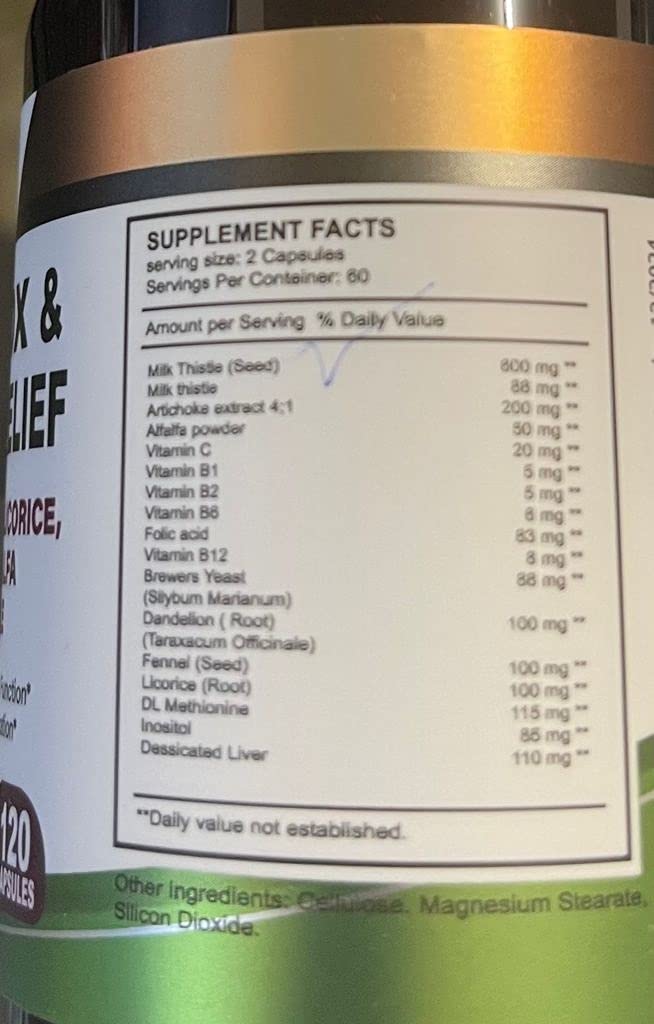 VITAMISAN Détox Foie 120 capsules avec ingrédients naturels