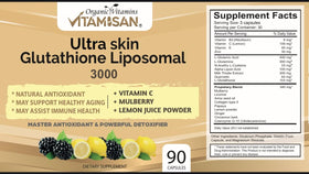 VITAMISAN Glutathione Liposomal emballage et capsules