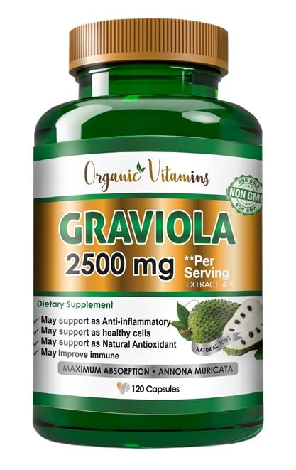 VITAMISAN Graviola Soursop 120 capsules vue avant du flacon