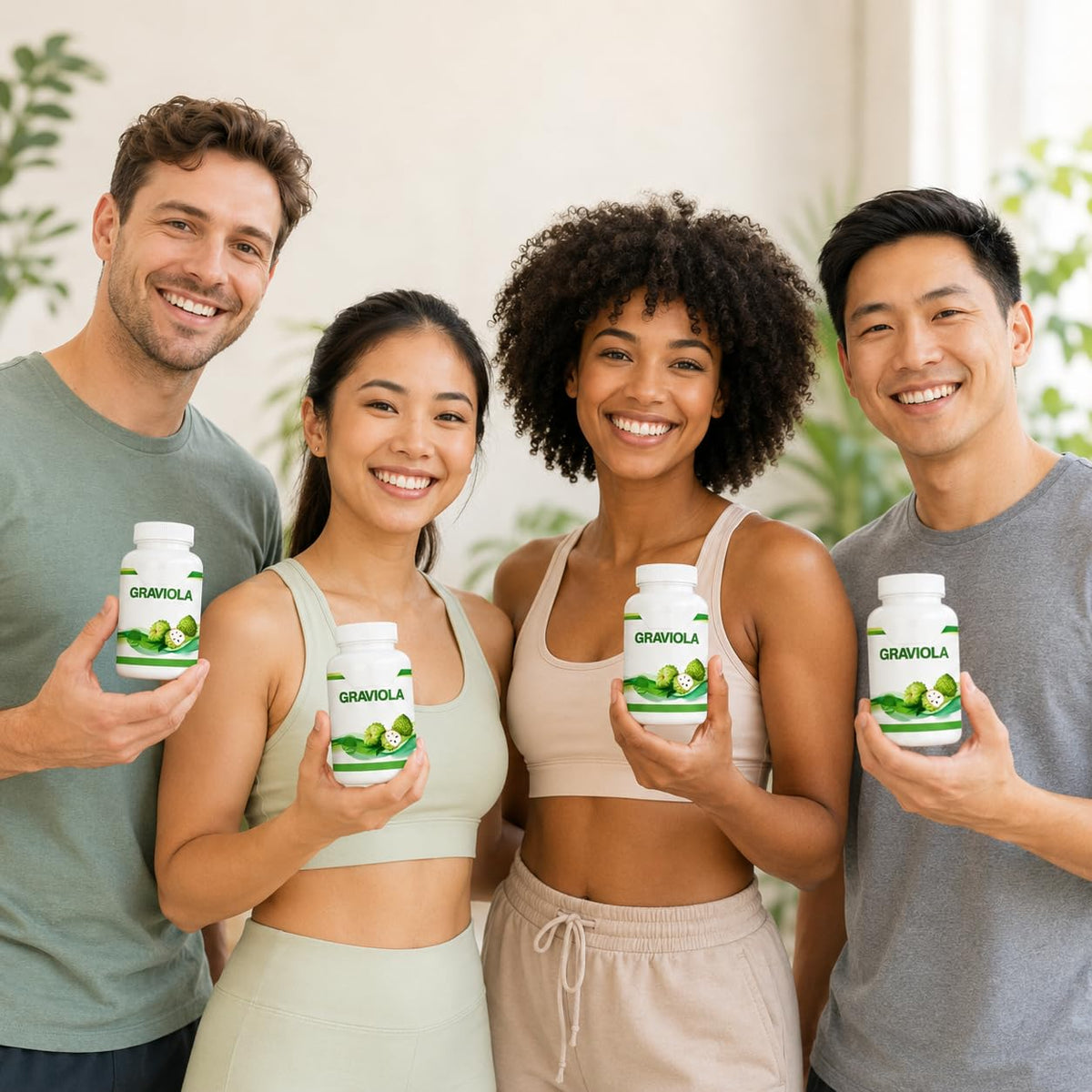 VITAMISAN Graviola Soursop Extract bottle on a kitchen counter