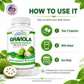 VITAMISAN Graviola Soursop Extract nutritional information