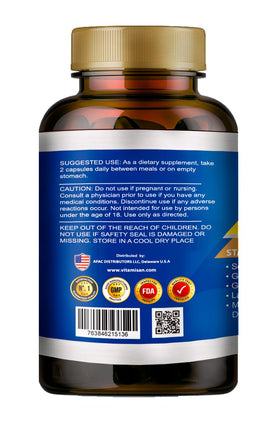 VITAMISAN Probiotiques 100 capsules sur fond blanc