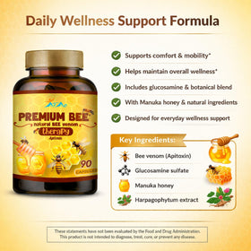 VITAMISAN Venin d'Abeille 90 Capsules avec ingrédients naturels