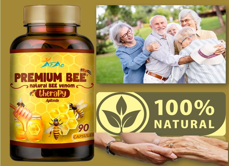VITAMISAN Venin d'Abeille 90 Capsules sur fond blanc