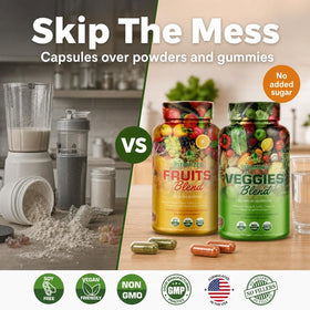 VITAMIZED 38 fruits et légumes capsules avec boîte