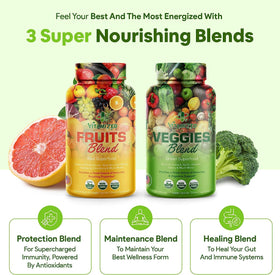 VITAMIZED 38 fruits et légumes capsules avec étiquette visible