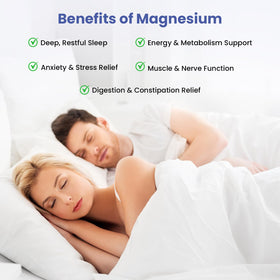 VITAMIZED Complexe de Magnésium 7 en 1 450mg capsules avec un fond naturel