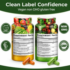 VITAMIZED fruits et légumes capsules avec ingrédients naturels