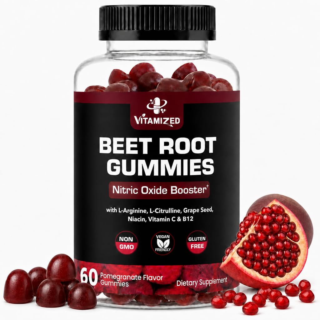 VITAMIZED Gomme de Betterave avec Extrait de Pépin de Raisin, vue de face