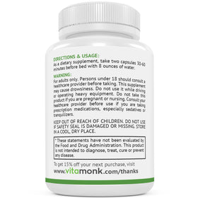 VitaMonk aide au sommeil 82g dans un environnement apaisant