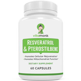 VitaMonk Complément Alimentaire Resvératrol 59g - vue avant