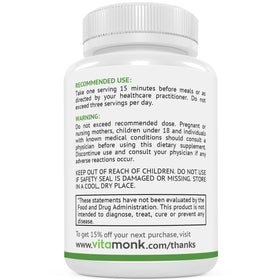 VitaMonk HistaResist complément alimentaire 50g avec ingrédients