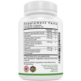 VitaMonk HistaResist complément alimentaire 50g étiquette