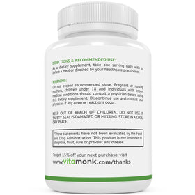 VitaMonk Probiotiques Low Histamine vue de côté