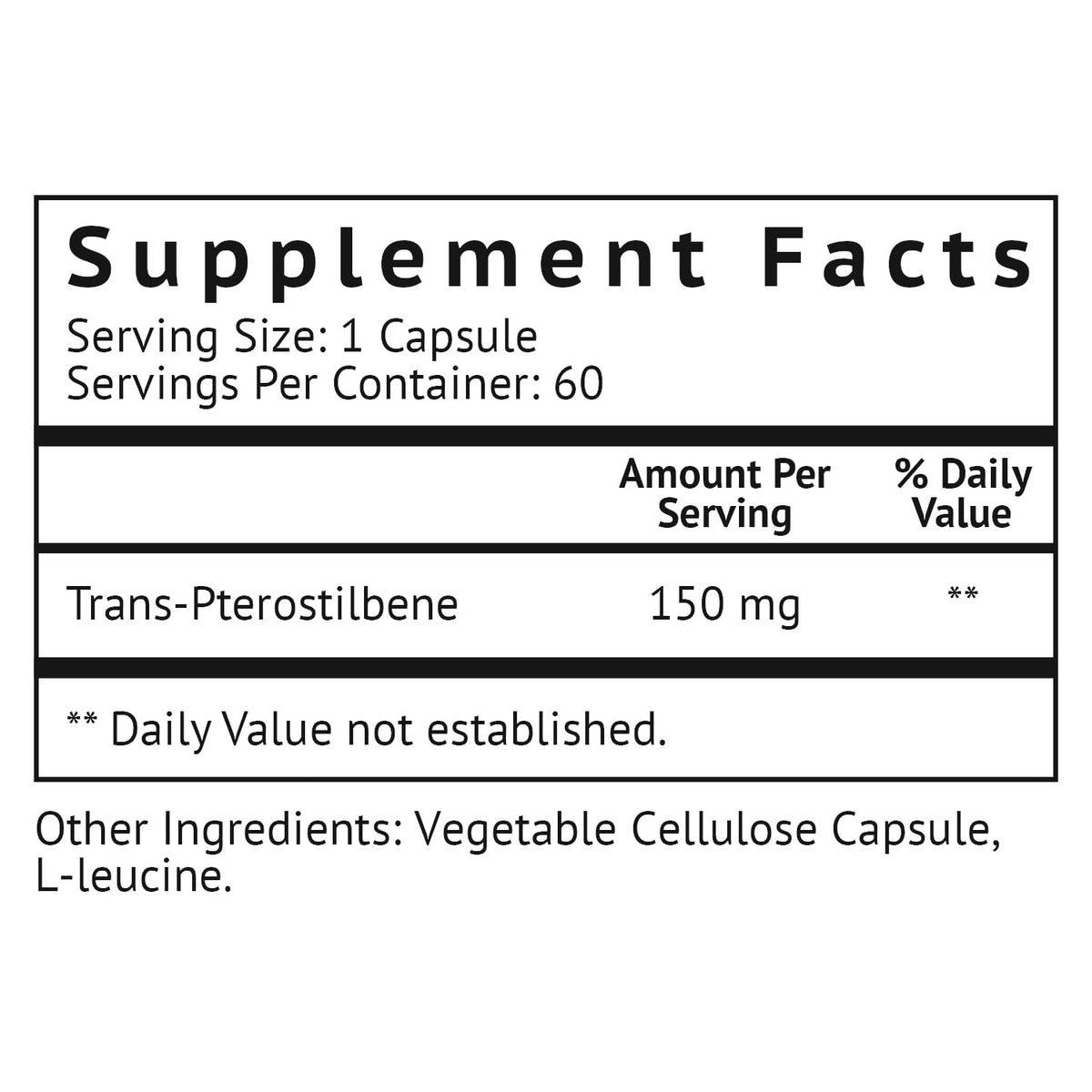 VitaMonk Pterostilbene 150mg capsule close-up