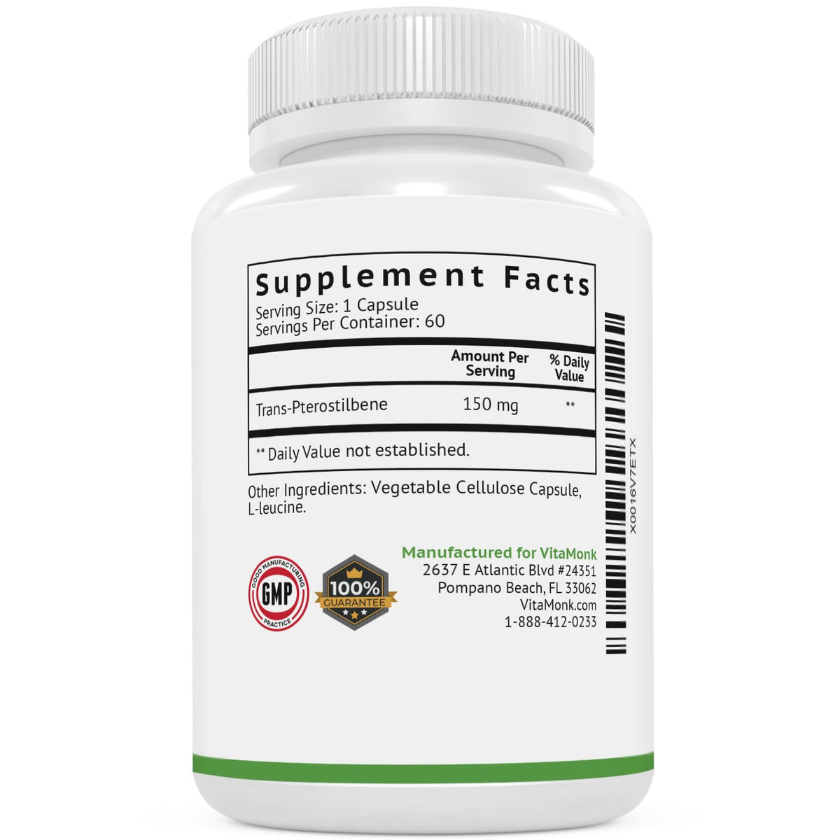 VitaMonk Pterostilbene 150mg in a lifestyle setting