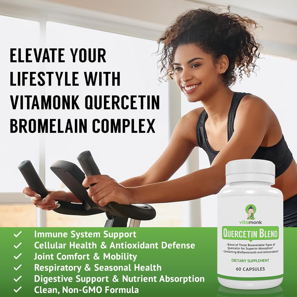 VitaMonk Quercétine 500mg capsules végétales avec ananas