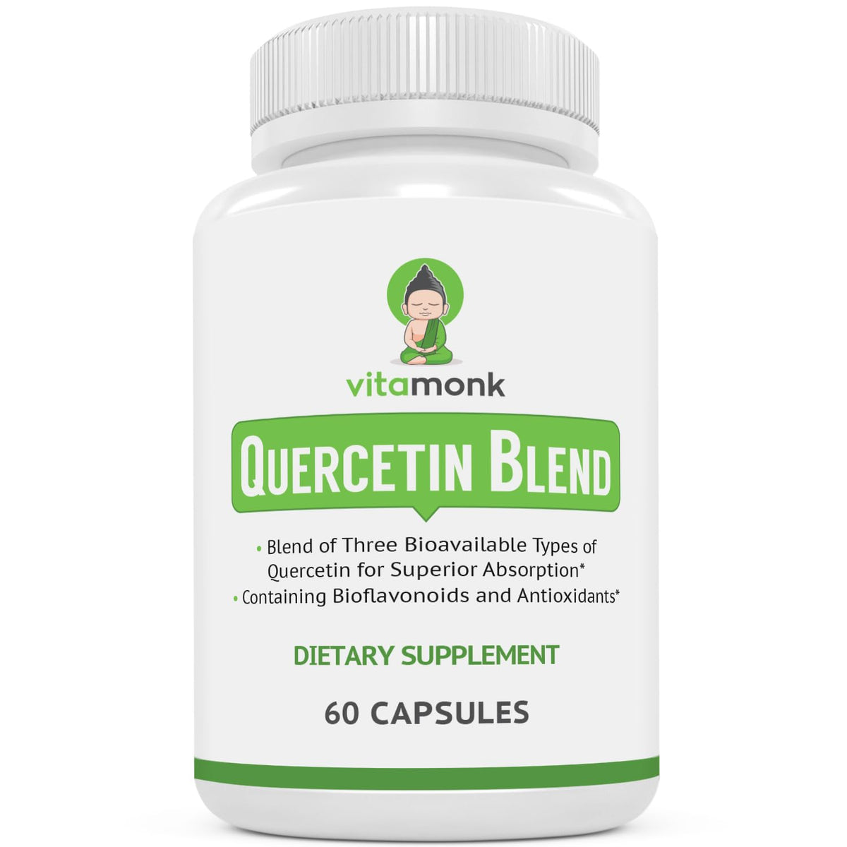 VitaMonk Quercétine 500mg capsules végétales vue de face