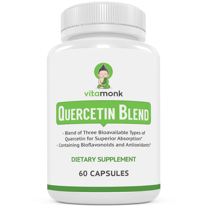 VitaMonk Quercétine 500mg capsules végétales vue de face