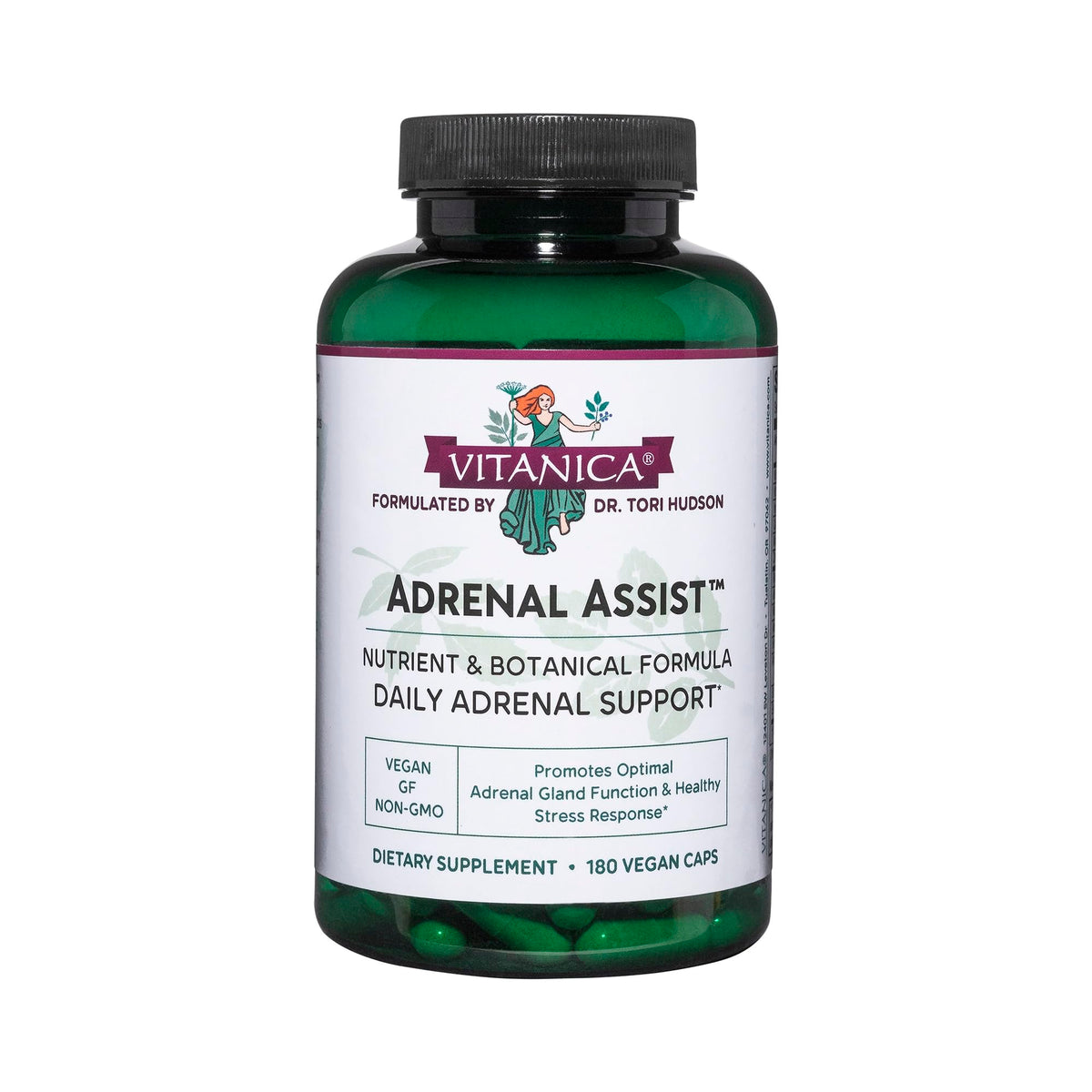 Vitanica Adrenal Assist 180 capsules vue de face