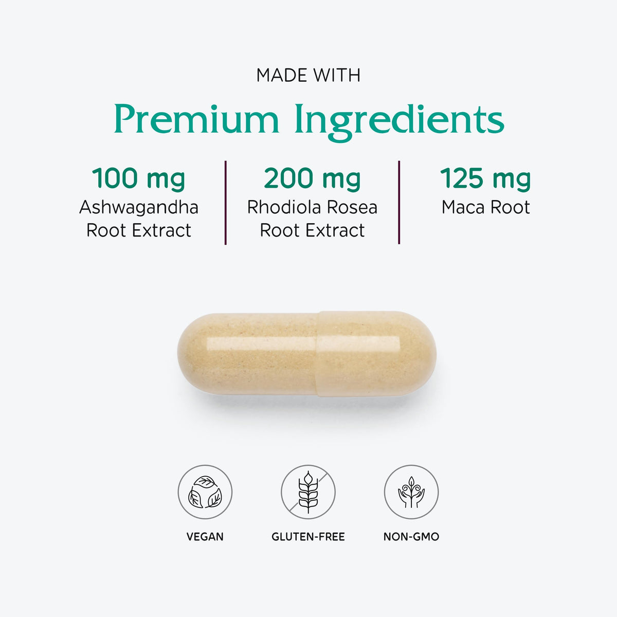 Vitanica Adrenal Assist étiquette du produit