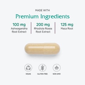 Vitanica Adrenal Assist étiquette du produit
