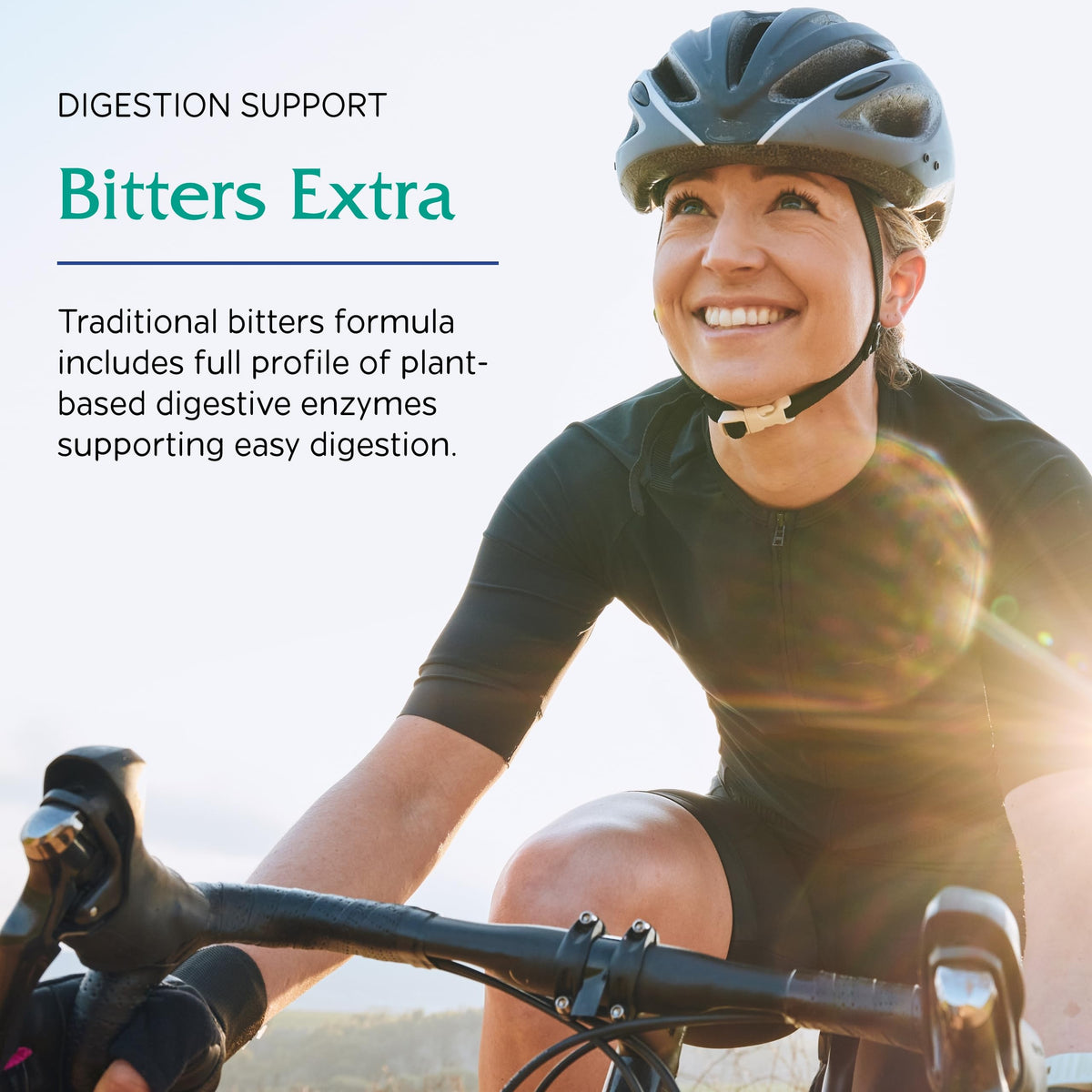 Vitanica Bitters Extra capsules sur une surface blanche