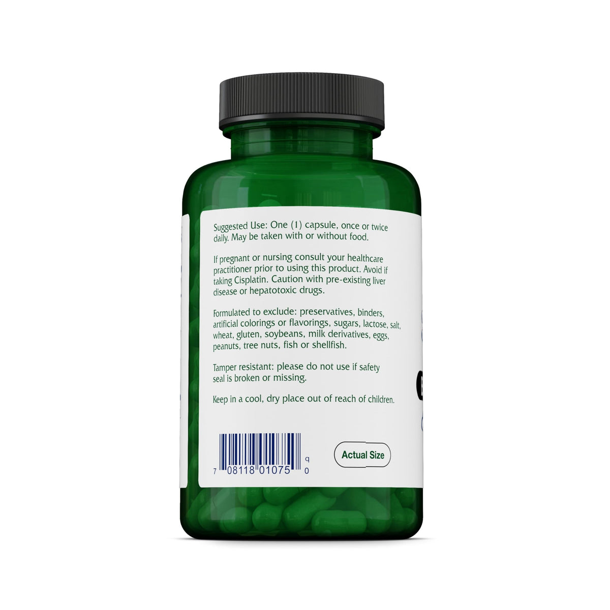Vitanica Black Cohosh 120 capsules sur une table avec lumière naturelle