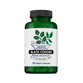 Vitanica Black Cohosh 120 capsules vue de face avec étiquette