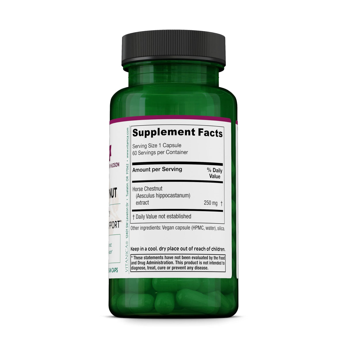 Vitanica Complément de Marron d'Inde boîte ouverte avec capsules