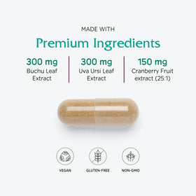 Vitanica CranStat Extra, capsules dans un verre