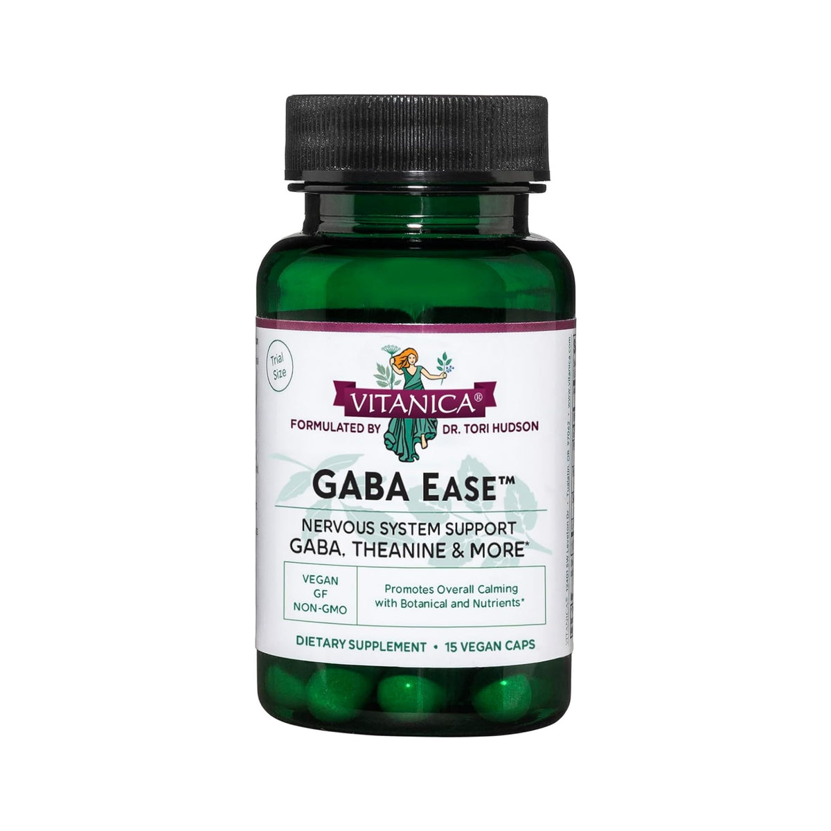 Vitanica GABA Ease 15 capsules vegan vue de face