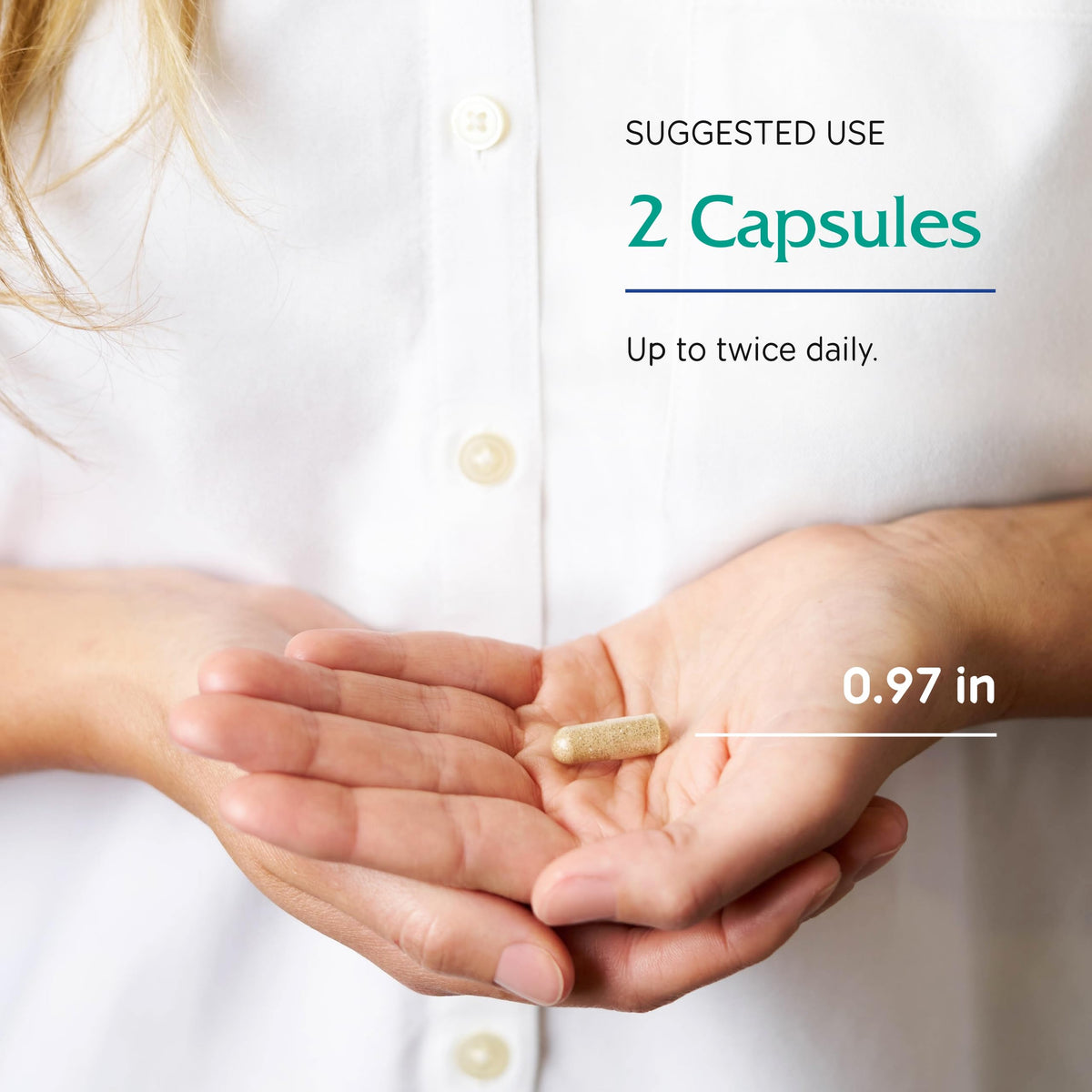 Vitanica GABA Ease 60 capsules en gros plan