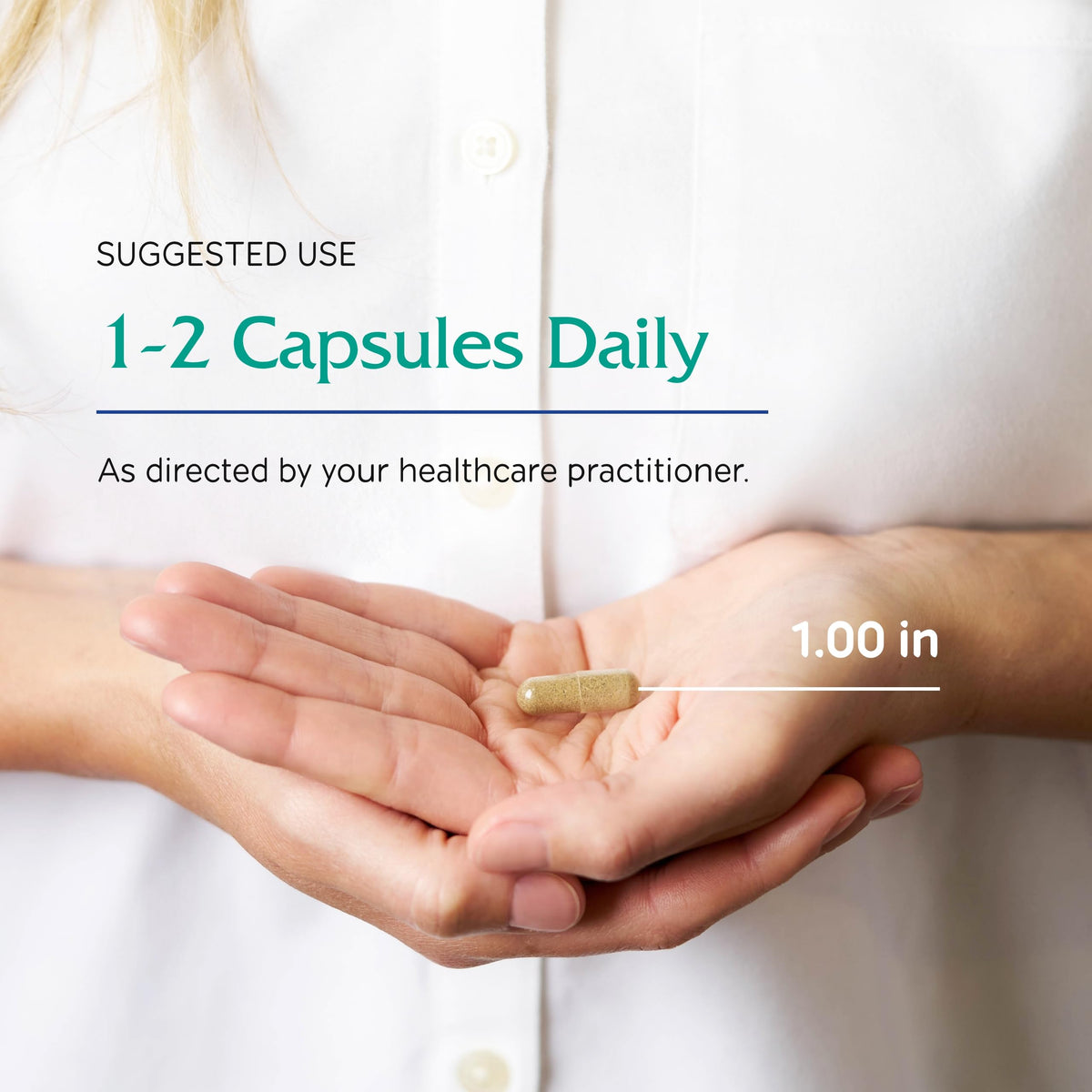 Vitanica Lactation Blend capsules dans un bol