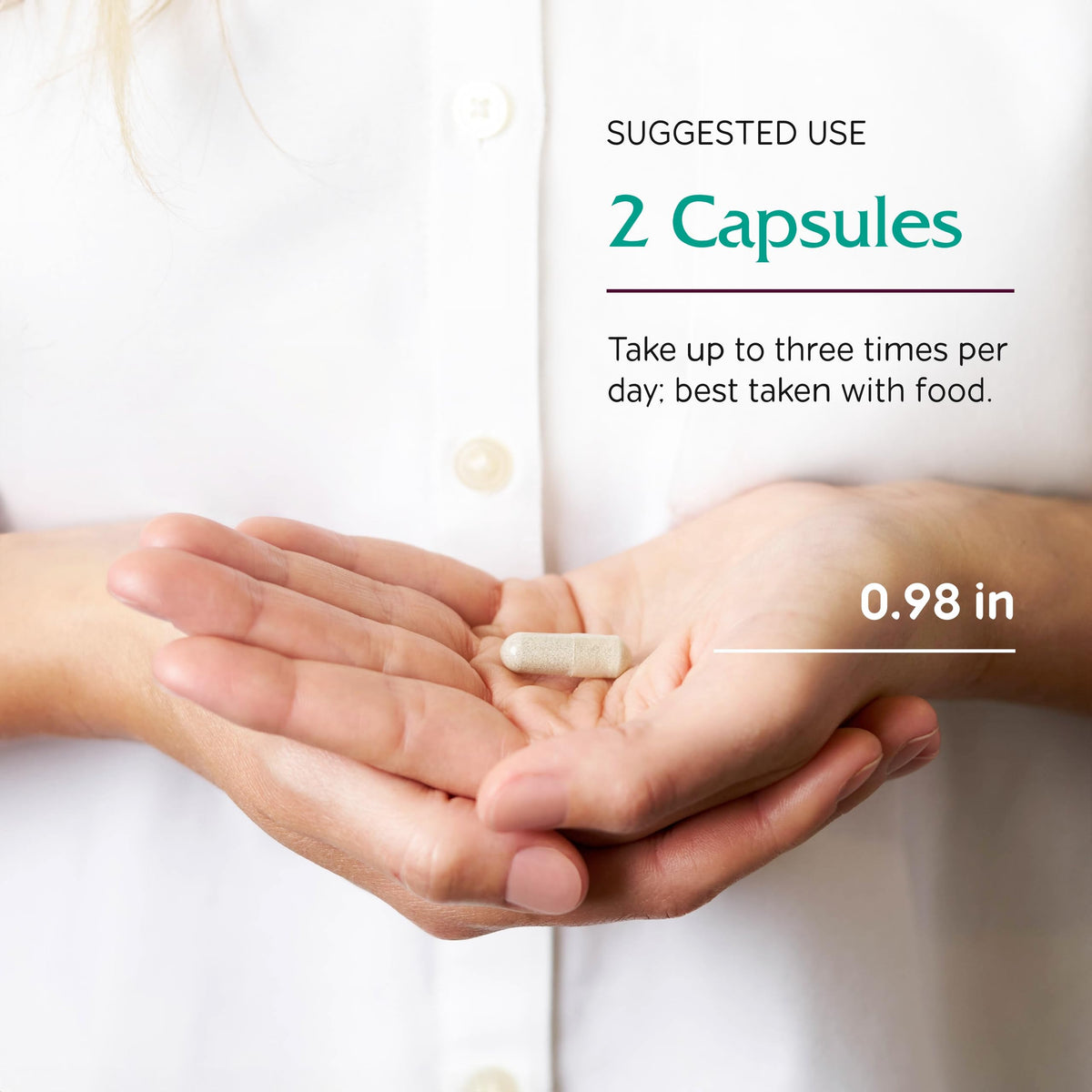 Vitanica Luminous capsules, détail de la composition sur l'emballage