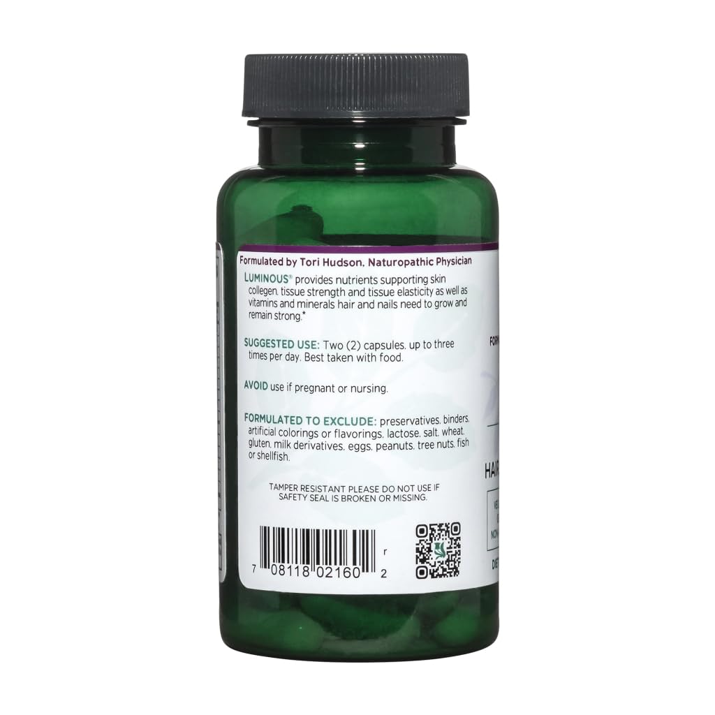 Vitanica Luminous capsules, vue latérale montrant la taille des capsules