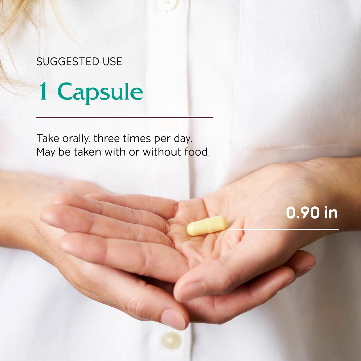 Vitanica NAC-Pea Extra côté de la bouteille