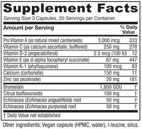 Vitanica Opti-use 60 capsules avec étiquette