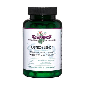 Vitanica OsteoBlend 120 capsules avec étiquette visible