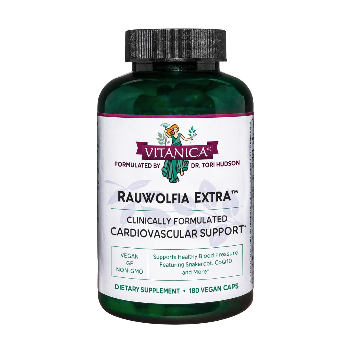 Vitanica Rauwolfia Extra 180 capsules vue de face
