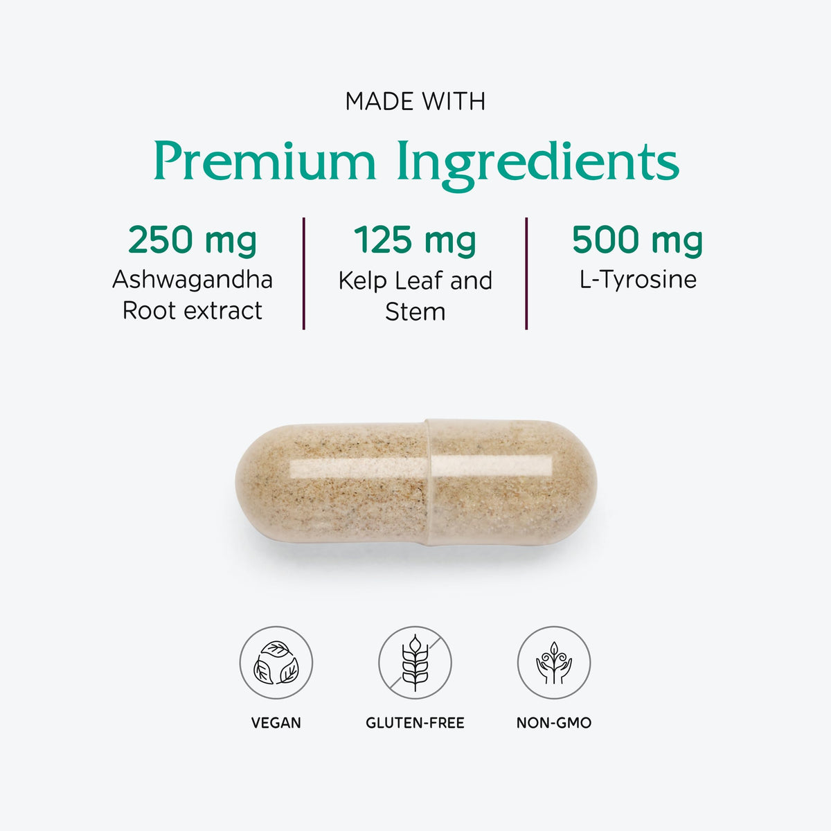 Vitanica ThyroFem capsules sur une table