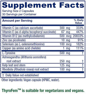 Vitanica ThyroFem flacon avec capsules