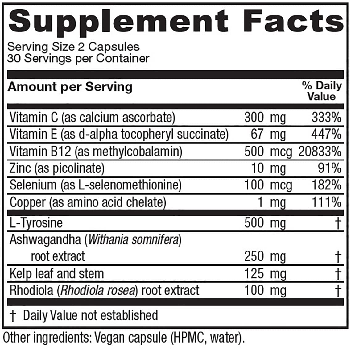 Vitanica ThyroFem flacon avec capsules