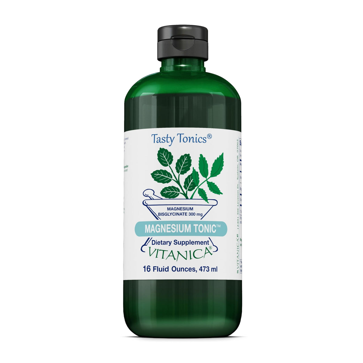 Vitanica Tonic Magnésium Bisglycinate 16 fl oz vue de face