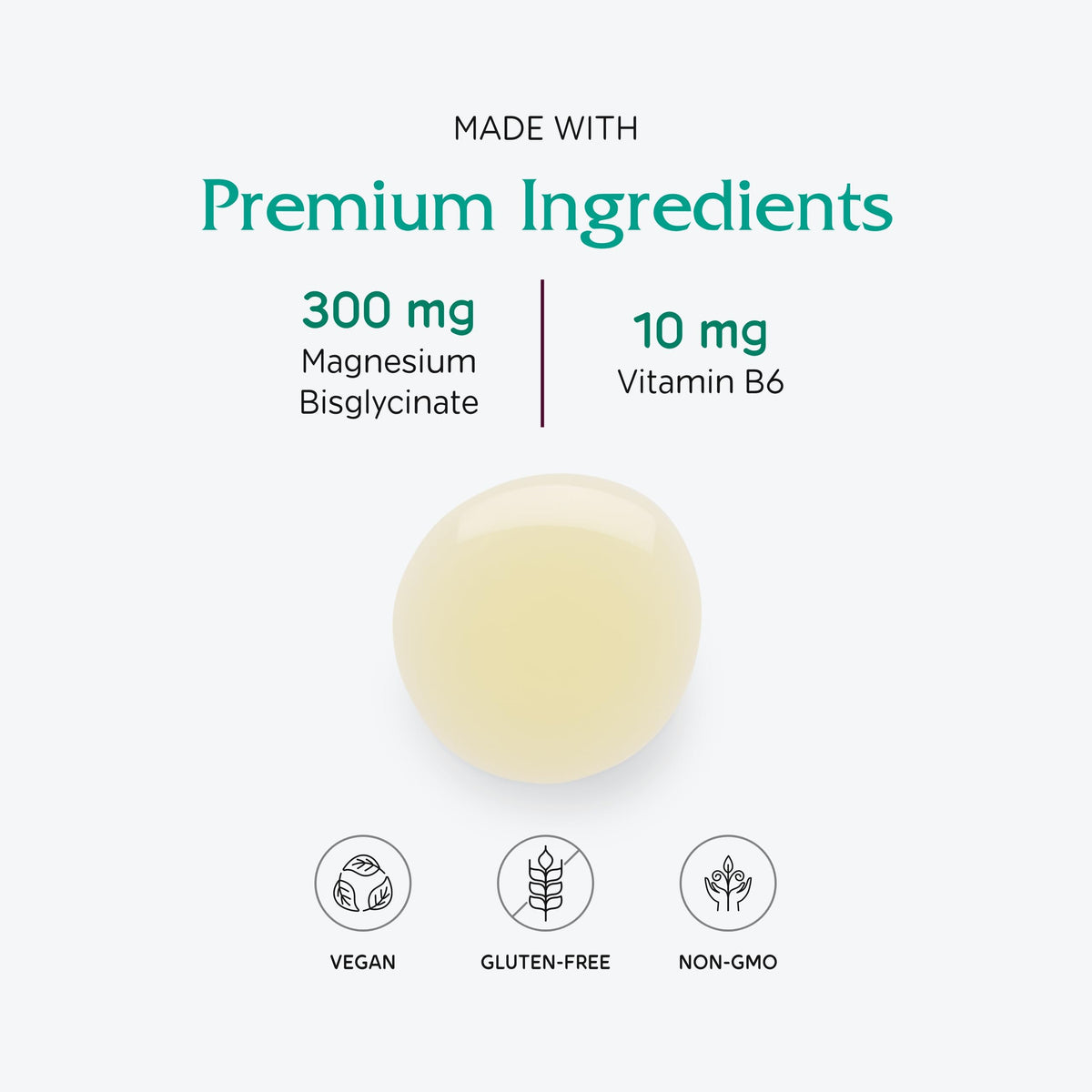 Vitanica Tonic Magnésium Bisglycinate 473 ml sur fond blanc