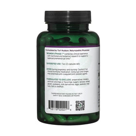 Vitanica Women's Phase I 120 capsules côté montrant le format des gélules