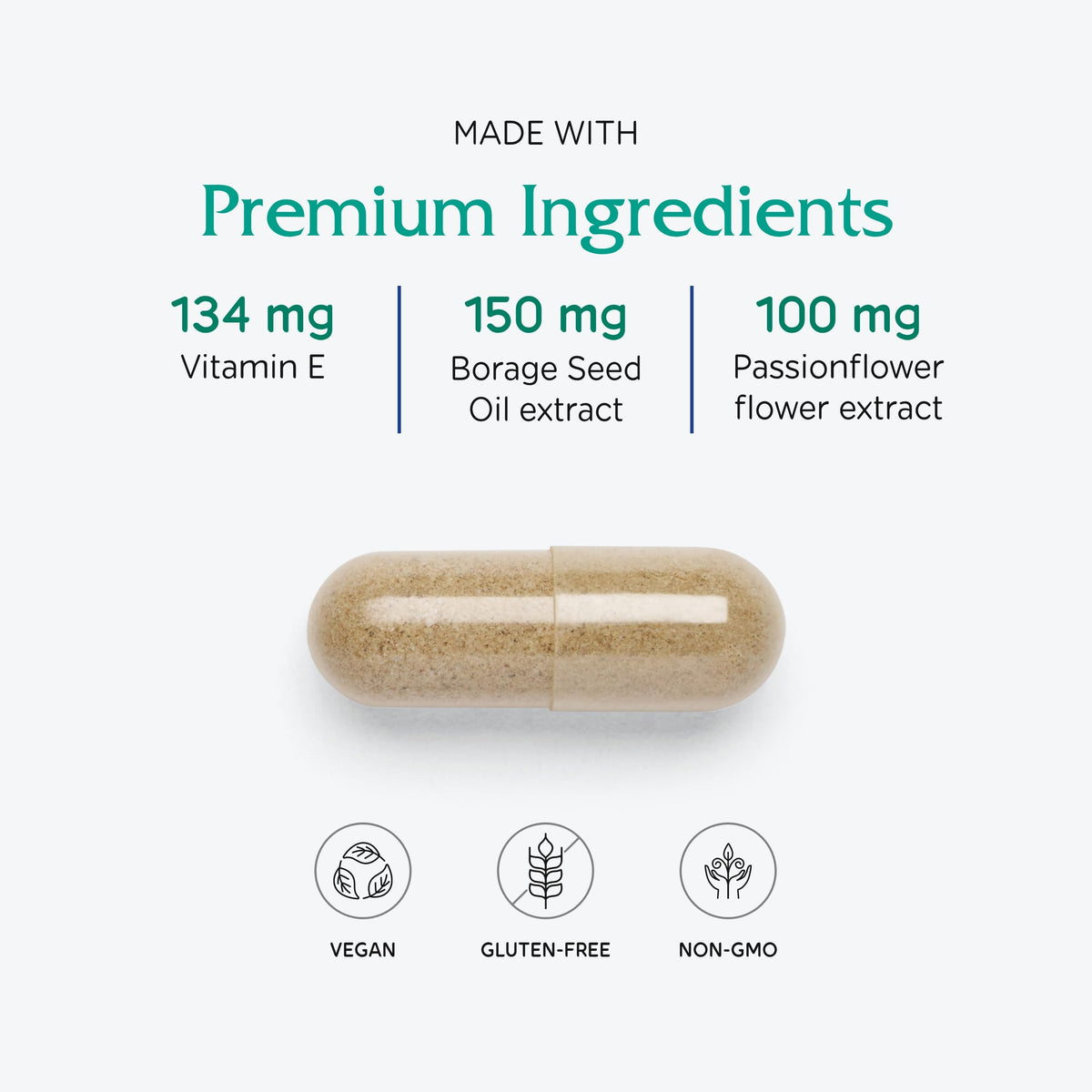 Vitanica Women's Phase I 120 capsules vue de côté